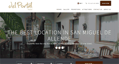 Desktop Screenshot of hoteldelportalsanmiguel.com