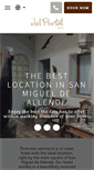 Mobile Screenshot of hoteldelportalsanmiguel.com
